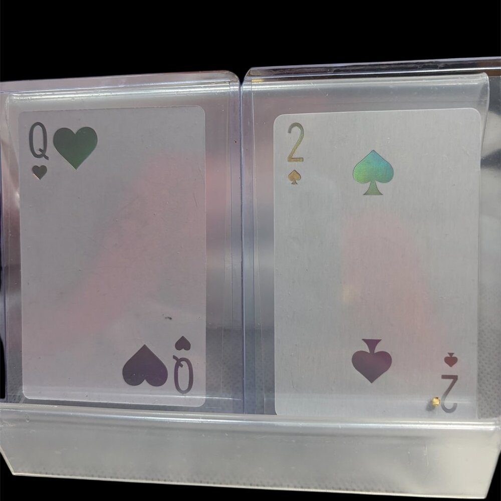 LOW START - DIOR JOY CARDS - QUEEN OF HEARTS AND 2 OF SPADES
